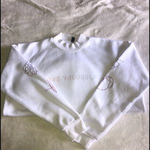 Bts mock neck long sleeve